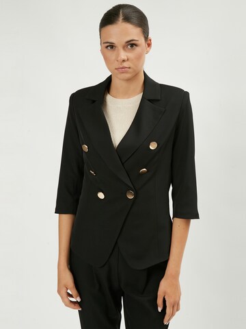 Influencer Blazer in Black: front