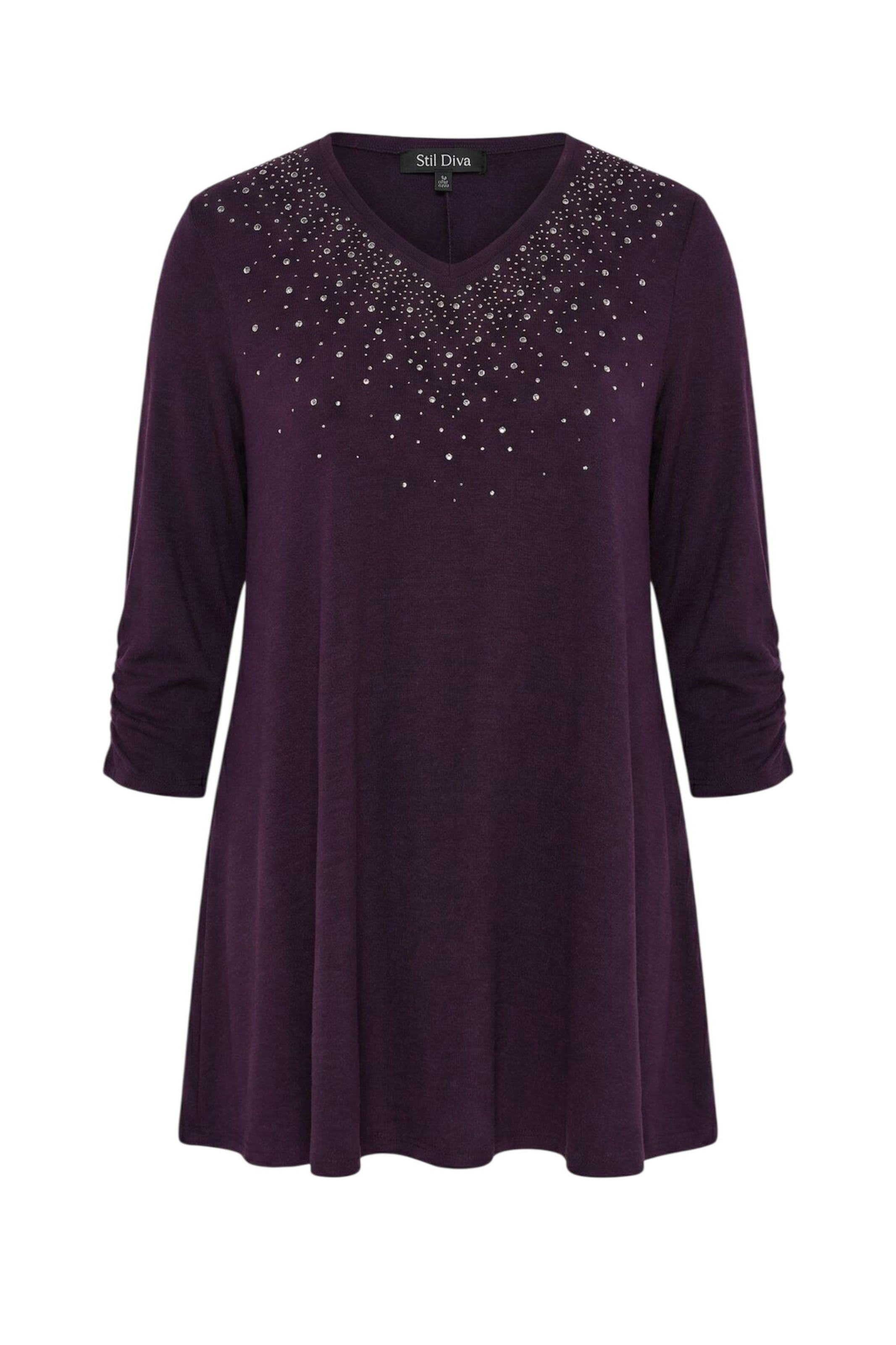 Stil Diva Pullover in Lila: Vorderseite