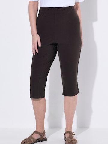 Ulla Popken Skinny Κολάν σε μαύρο: μπροστά