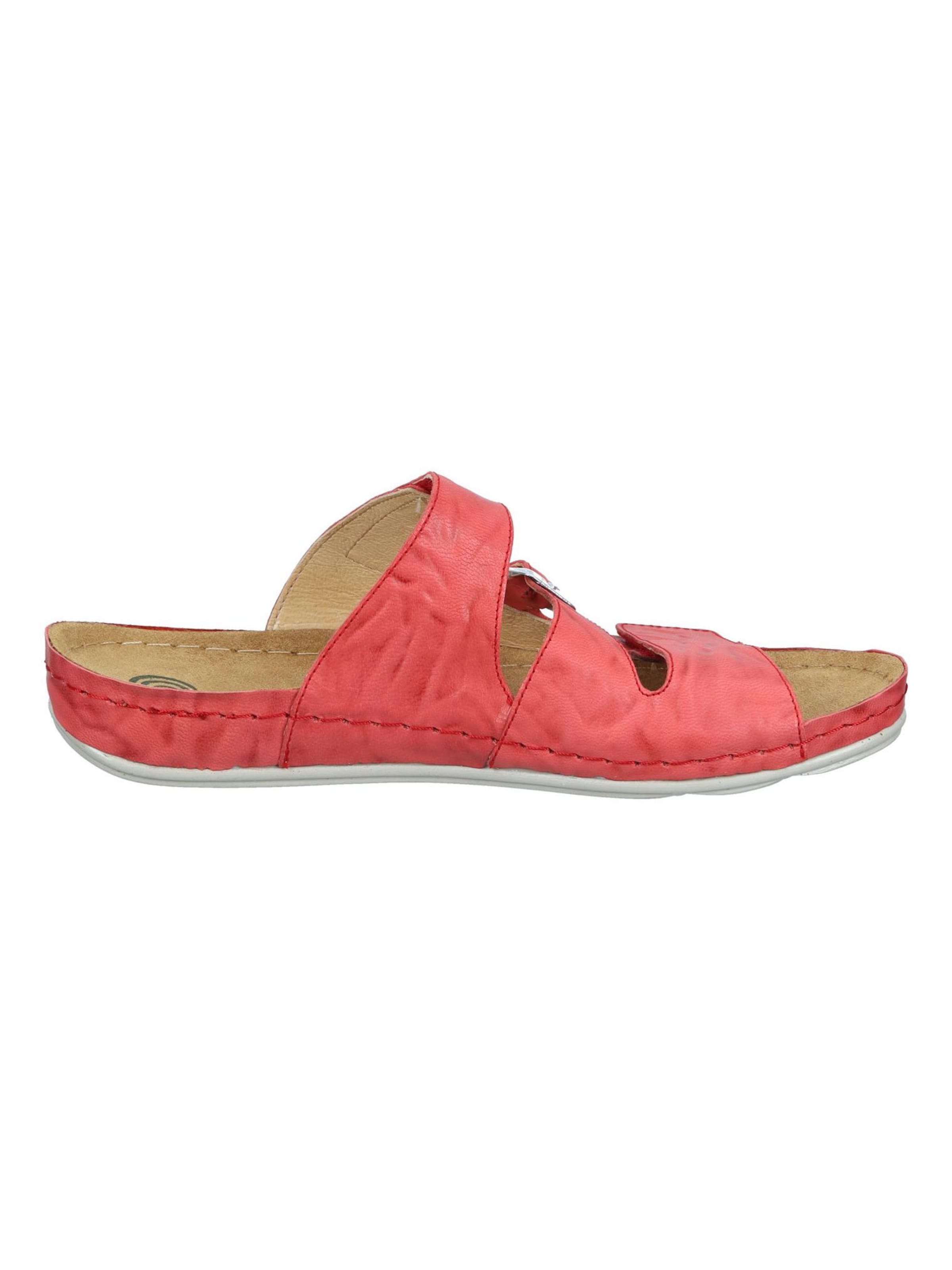 DR. BRINKMANN Mules 'SAGUNT' in Red
