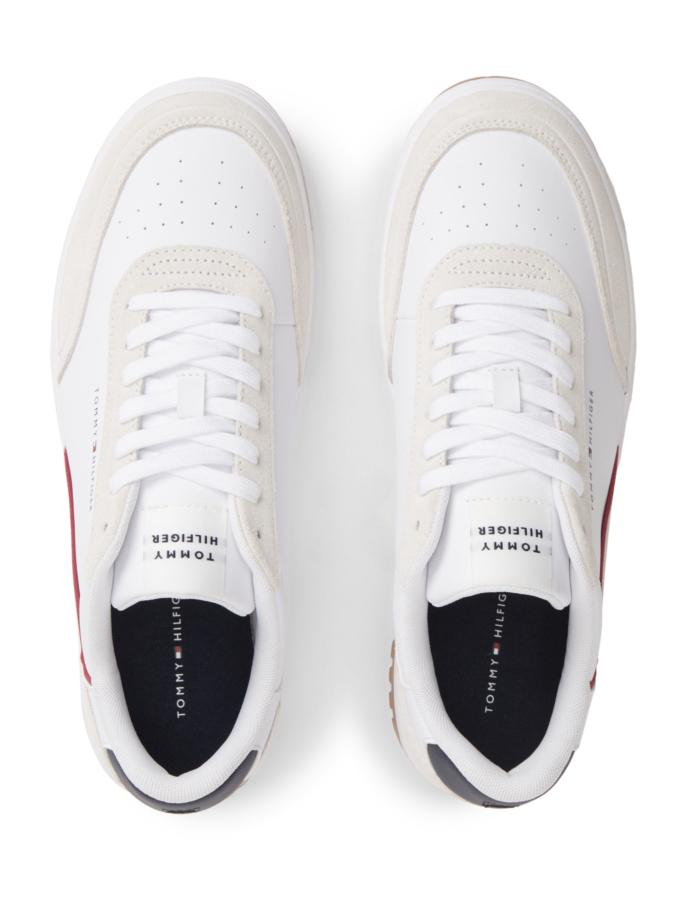 TOMMY HILFIGER Rövid szárú sportcipők - fehér