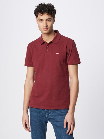 LEVI'S ® Koszulka 'Housemark Polo' w kolorze czerwony: przód