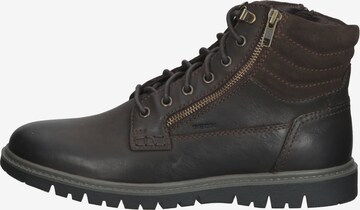 GEOX Lace-Up Boots 'Ghiacciaio' in Brown