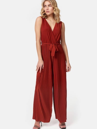 Worldclassca Jumpsuit 'Women Jumpsuit Pleated Overall Uni'‌‌‌‌‌‌‌ in S-L in rostrot, Produktansicht