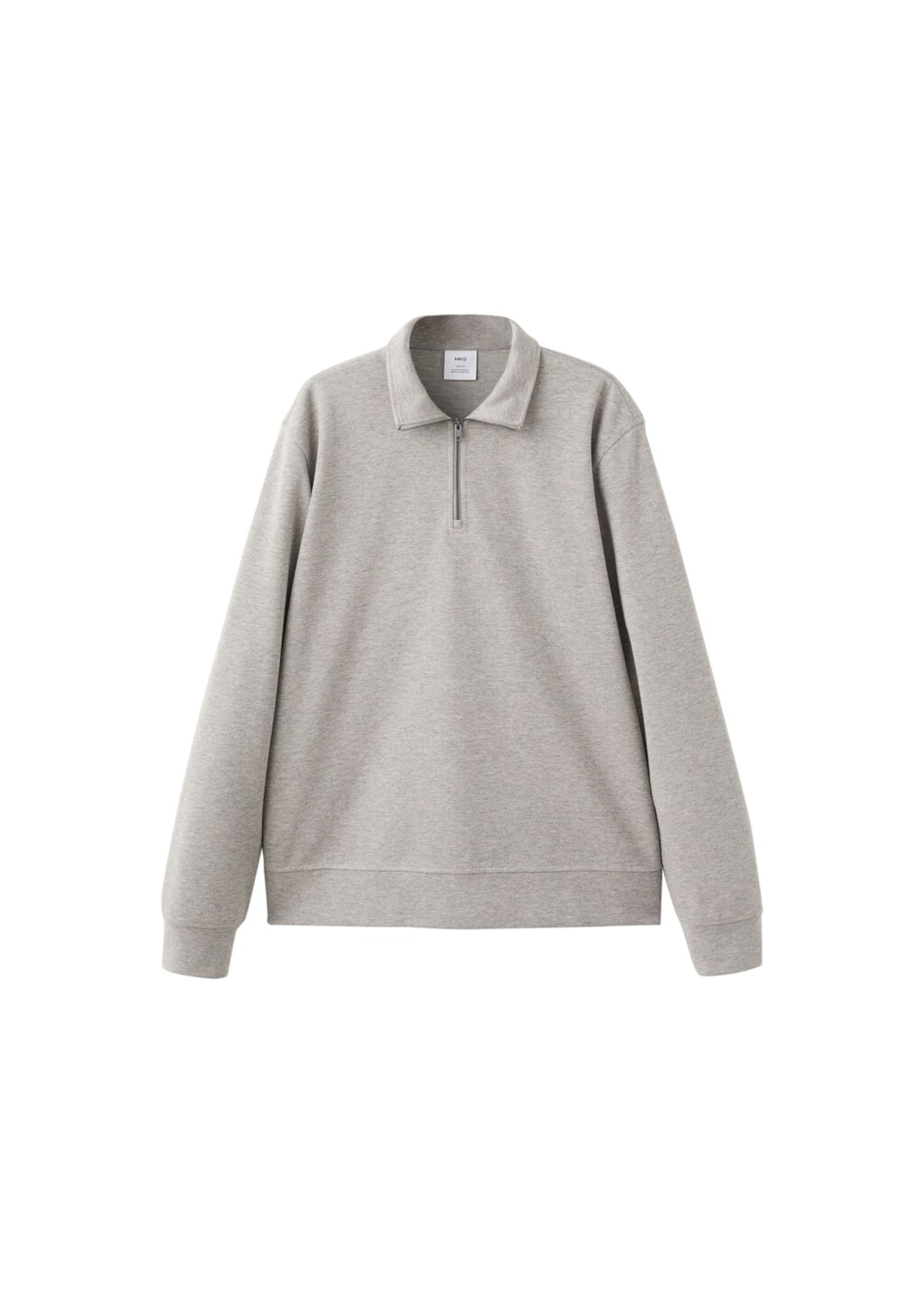 MANGO MAN Sweatshirt 'Portellp' in mottled grey, Item view
