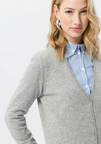 Peter Hahn Knit Cardigan 'Cora' in Grey