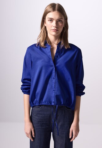 Street One Studio Bluse in Blau: Vorderseite