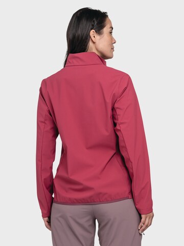 Veste outdoor ' Hiking Softshell Jacke ' Schöffel en rouge : devant