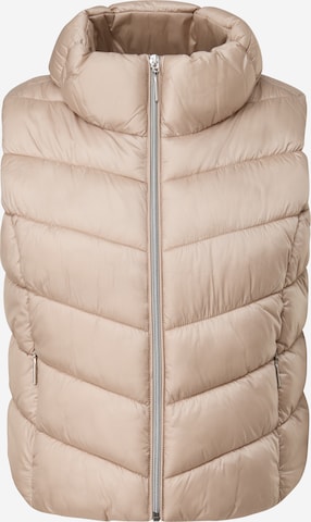 Gilet COMMA en beige : devant