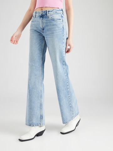 Wide leg Jeans 'Catie' di QS in blu: frontale