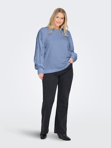 ONLY Carmakoma Sweatshirt 'CARFemme' i blå