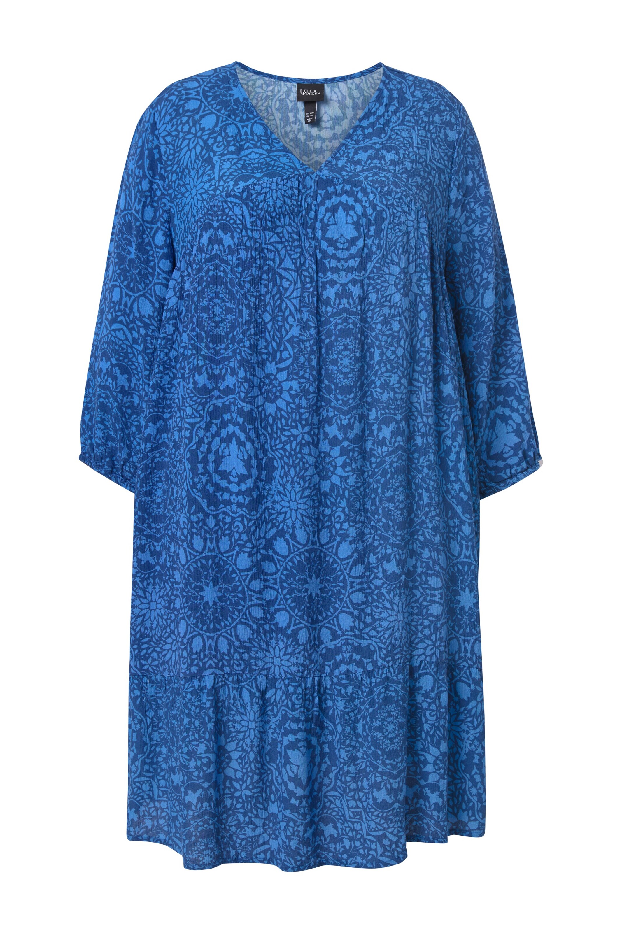 Ulla Popken Kleid in Blau: Vorderseite