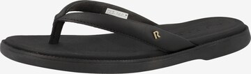 REEF Beach & Pool Shoes 'Lofty Lux' in Black: front