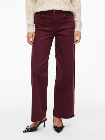 VILA Loose fit Jeans 'VIChia' in Red: front