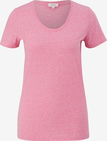 s.Oliver - Camisa em rosa: frente