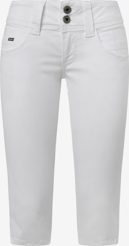 Jean 'VENUS' Pepe Jeans en blanc : devant