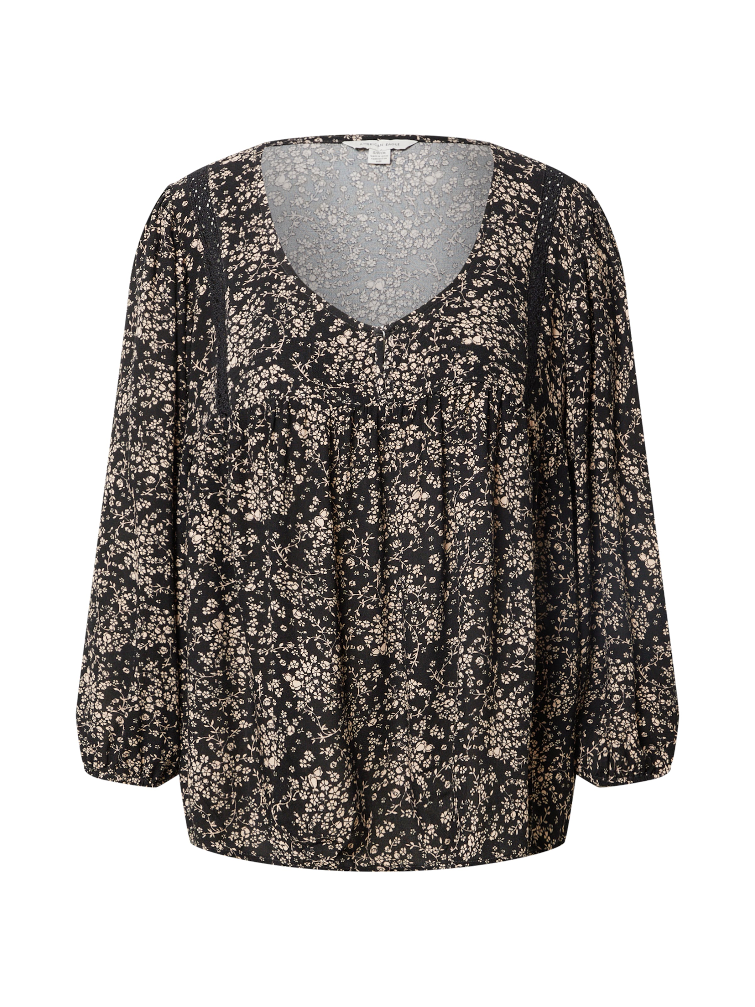 Camicia da donna di American Eagle in nero: frontale