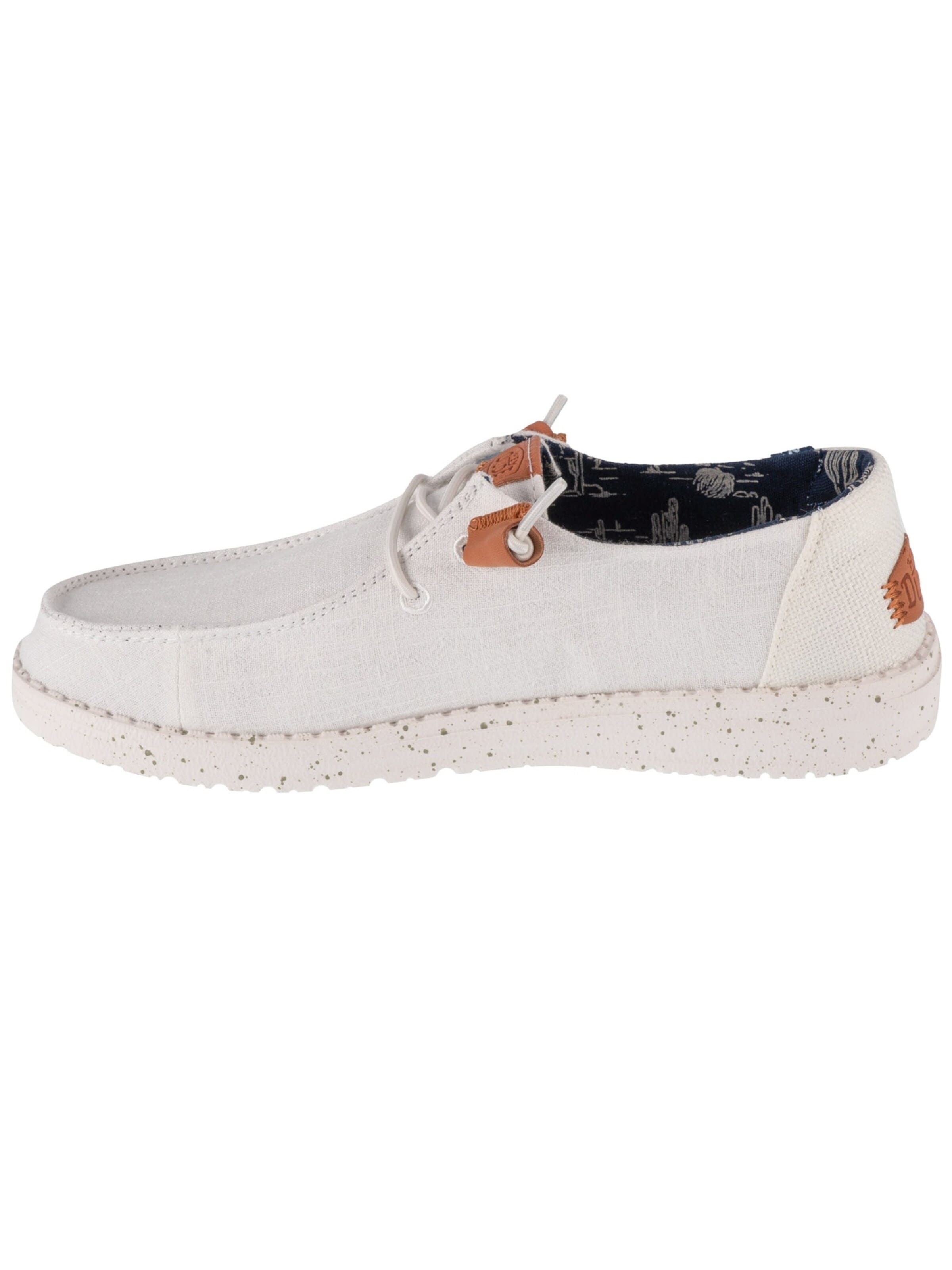 HEY DUDE Moccasin 'Hey Dude Wendy Washed' in White