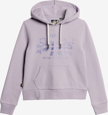 Superdry - Sudadera en lila: frente