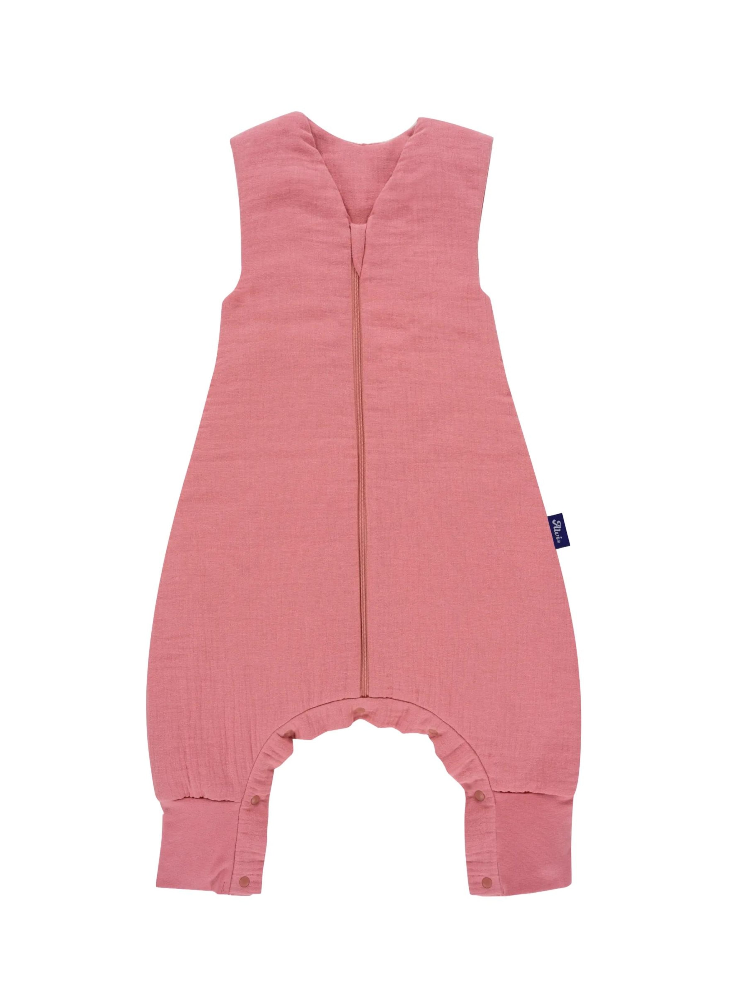 ALVI Schlafsack 'Schlafsack 4-Season Sleep-Overall Mull'‌ in Pink: Vorderseite
