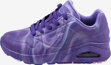 Baskets basses SKECHERS en violet