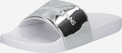 Calvin Klein Jeans Pantolette in silber, Produktansicht
