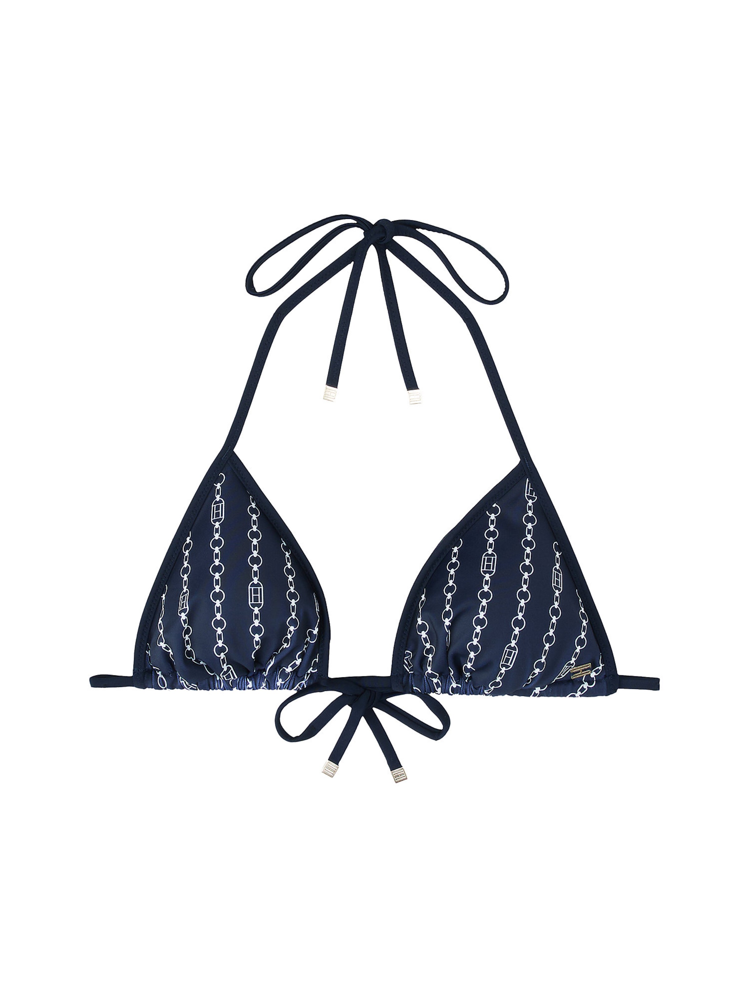 Triangle Hauts de bikini Tommy Hilfiger Underwear en bleu : devant