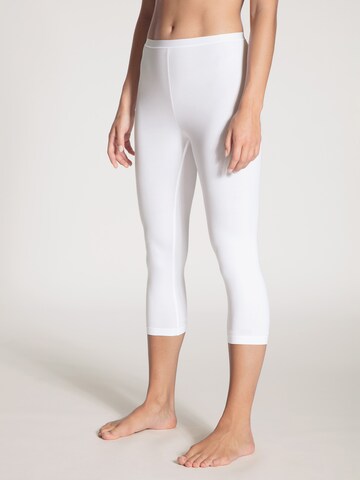 CALIDA Skinny Leggings in White: front