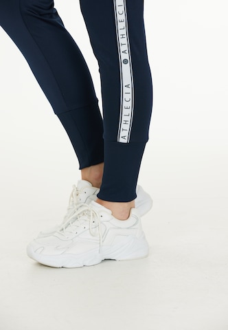 Athlecia Slim fit Workout Pants 'Sella' in Blue