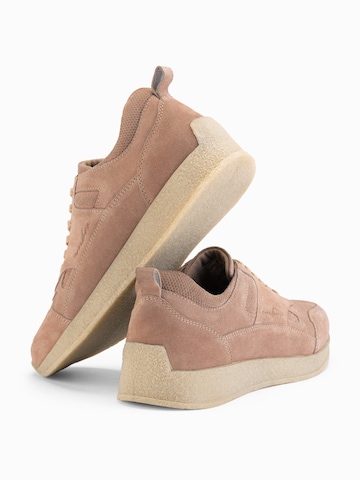 Ombre Platform trainers in Beige