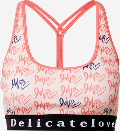rózsaszín / pitaja / fekete DELICATELOVE Sportmelltartók 'Shiva', Termék nézet