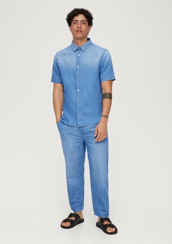 s.Oliver Regular fit Overhemd in Blauw