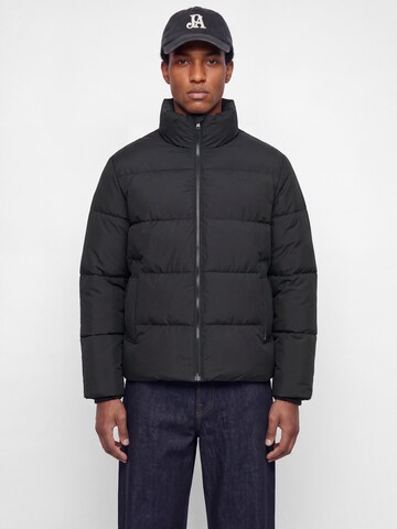JACK & JONES Talvitakki 'JJLupo' värissä musta: etupuoli