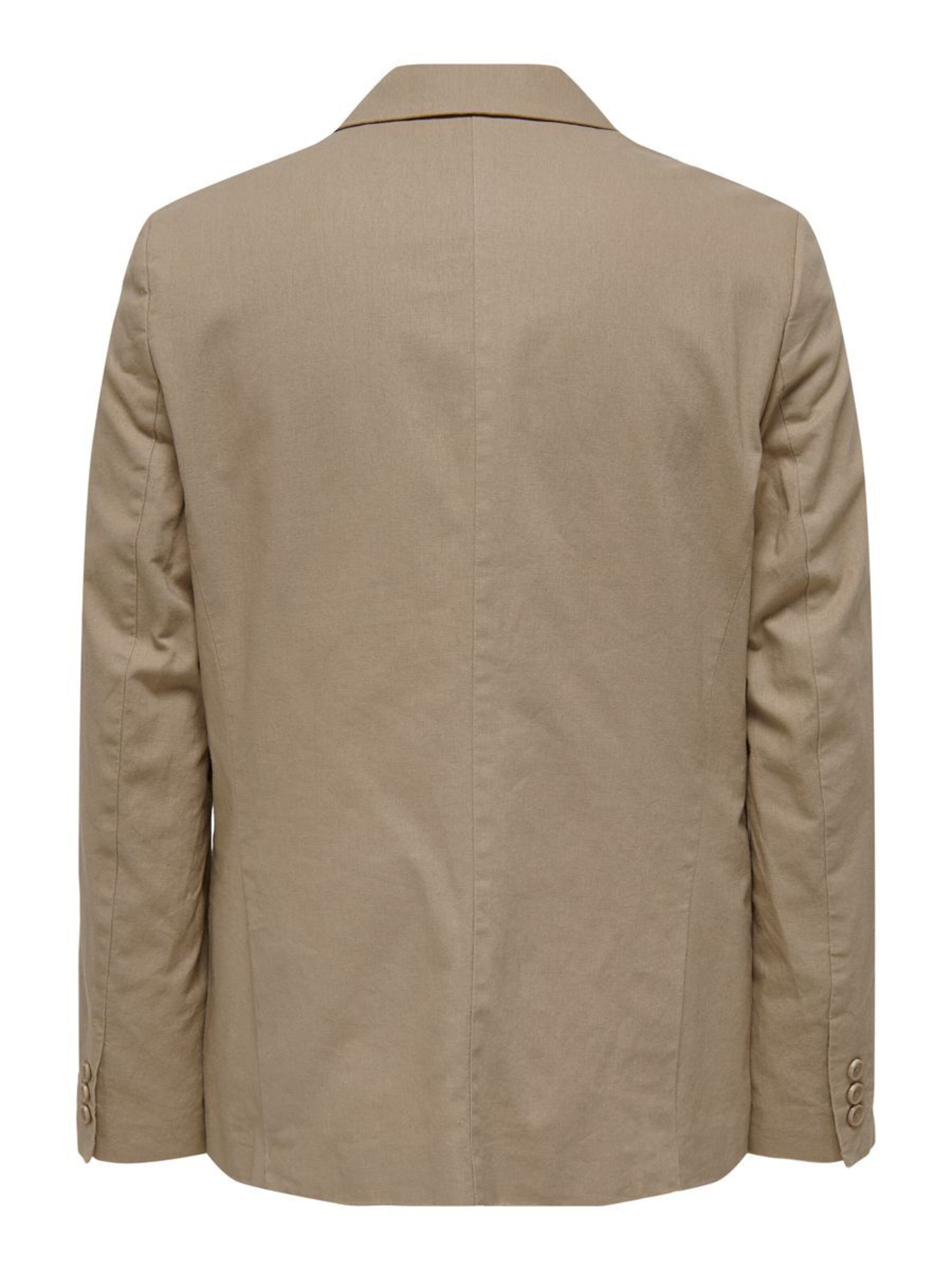 Only & Sons - Ajuste estrecho Chaqueta saco en marrón