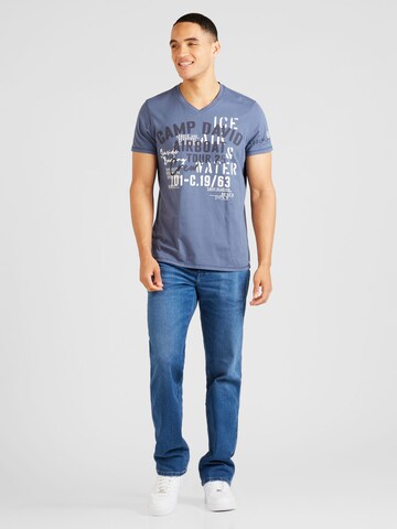 T-Shirt 'Alaska Ice Tour' CAMP DAVID en bleu