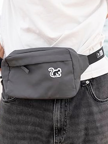 Surf Monkey Crossbody Bag in Grey: front