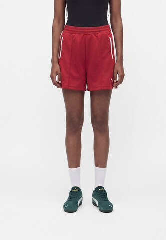 PUMA - Loosefit Calças de desporto 'T7' em rosa
