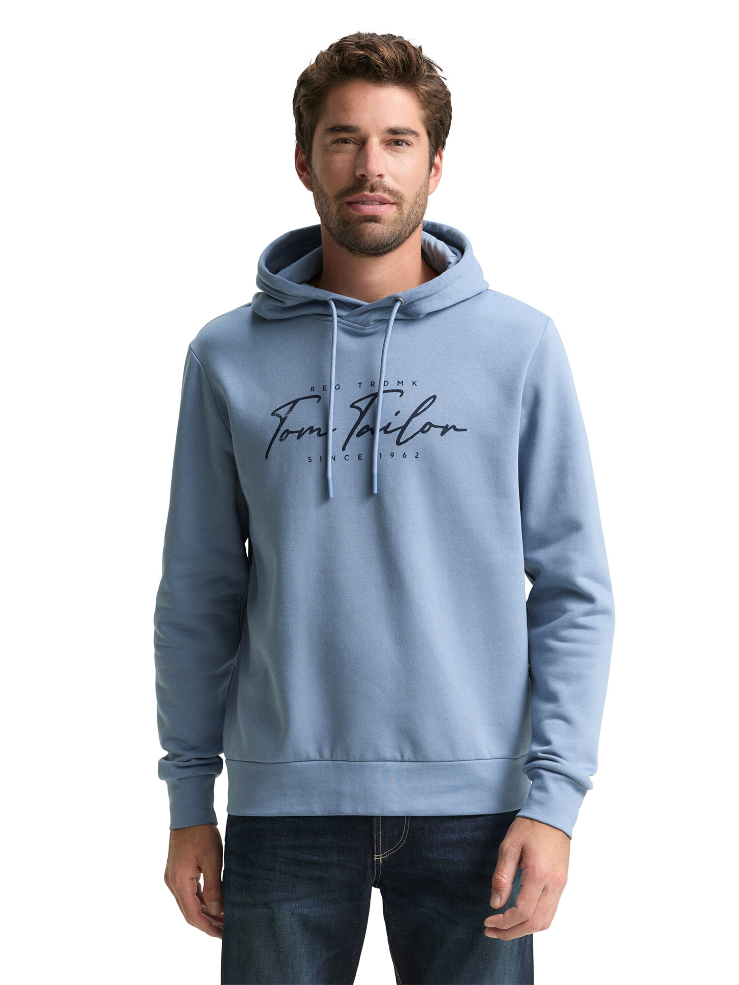 TOM TAILOR Sweatshirt in Blue: front