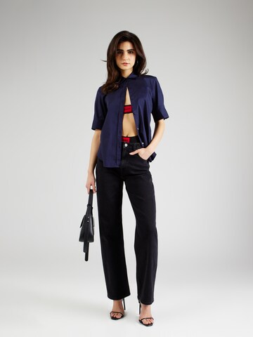 HUGO Bluse 'The Summer' in Blau