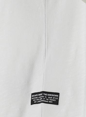 T-Shirt ' MT BELIEVE' Key Largo en blanc