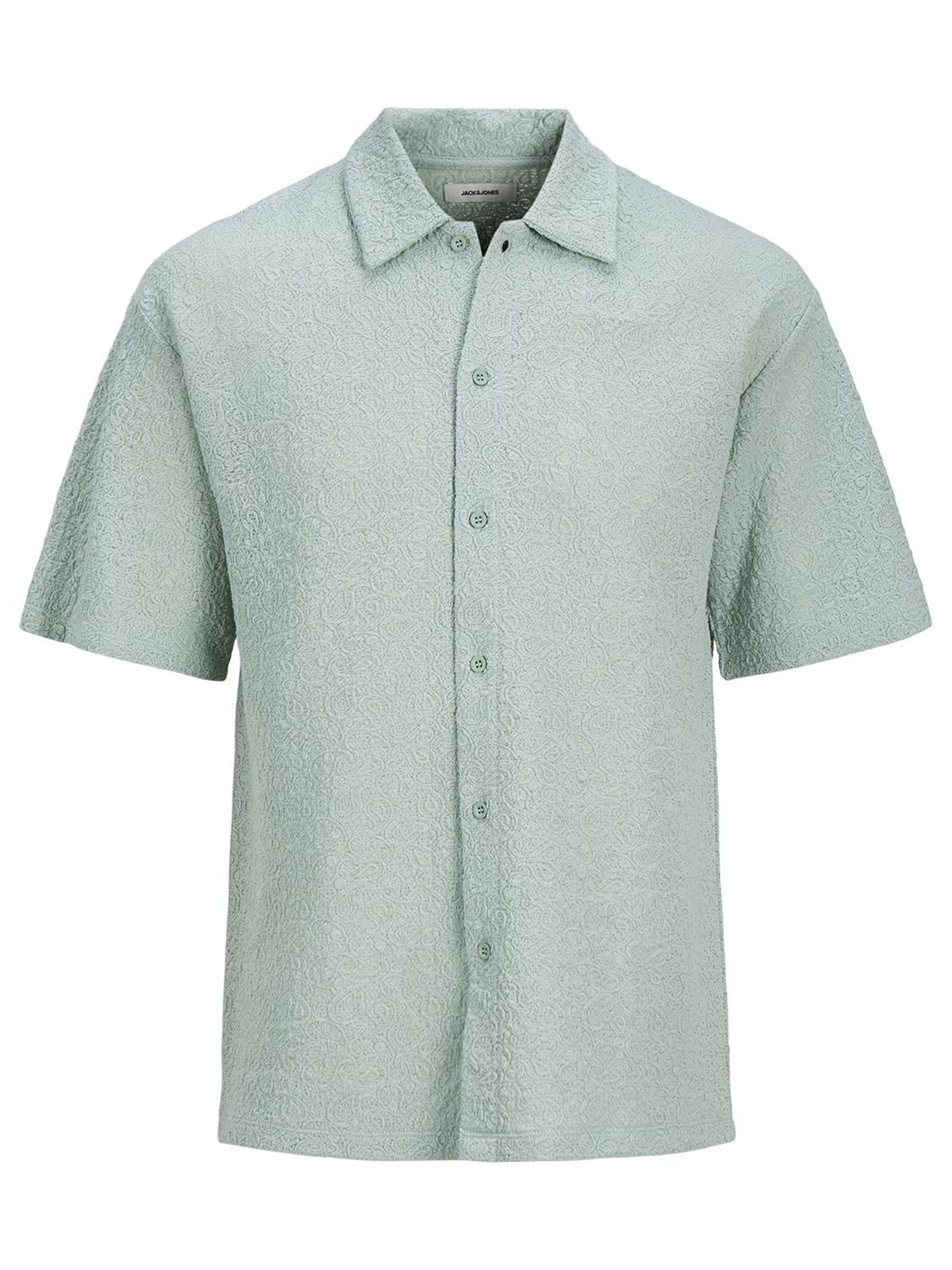 JACK & JONES Comfort Fit Hemd in Grau: Vorderseite