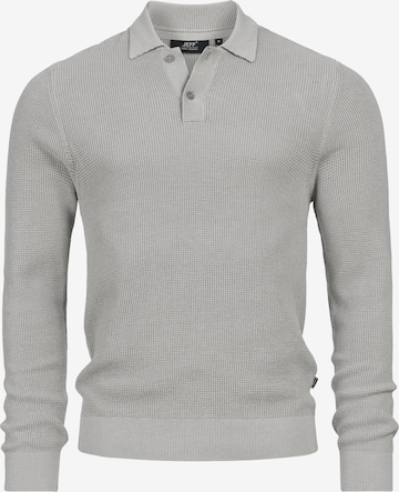 Pull-over 'JFTristan' JEFF en gris : devant