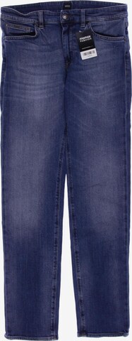 BOSS Black Jeans in 31 in Blue: front