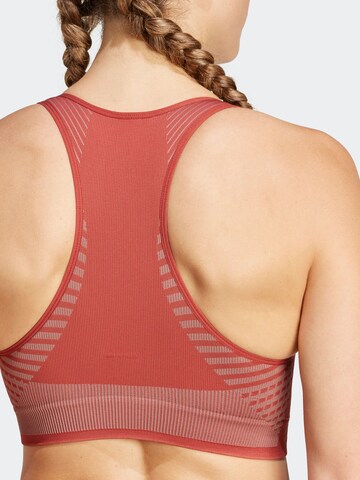 ADIDAS PERFORMANCE - Bustier Sujetador deportivo en rojo