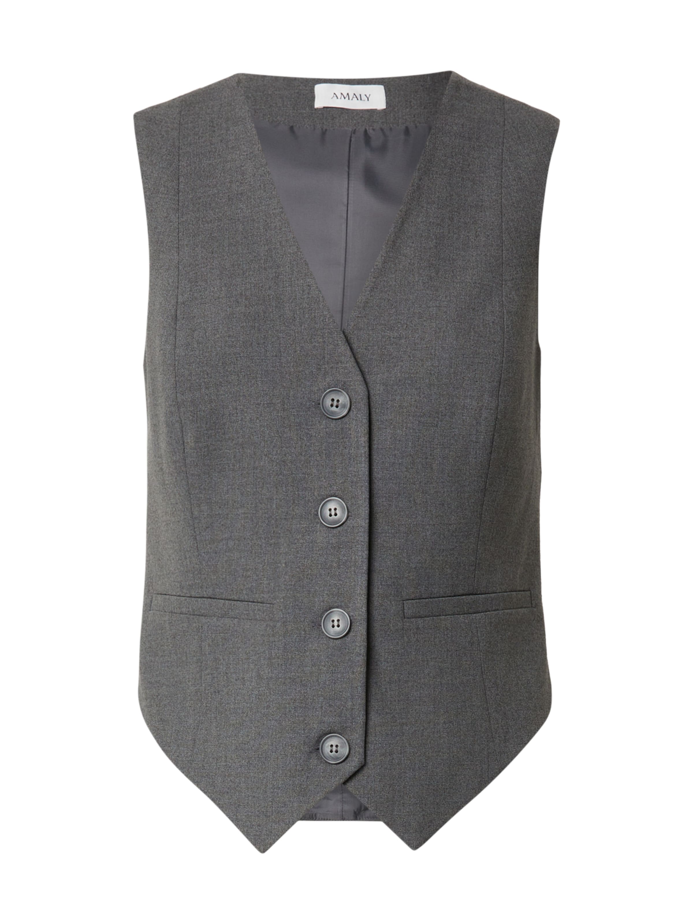 AMALY Жилетка в Серый: спереди