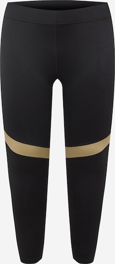 Only Play Curvy Pantalon de sport en beige / noir / blanc, Vue avec produit