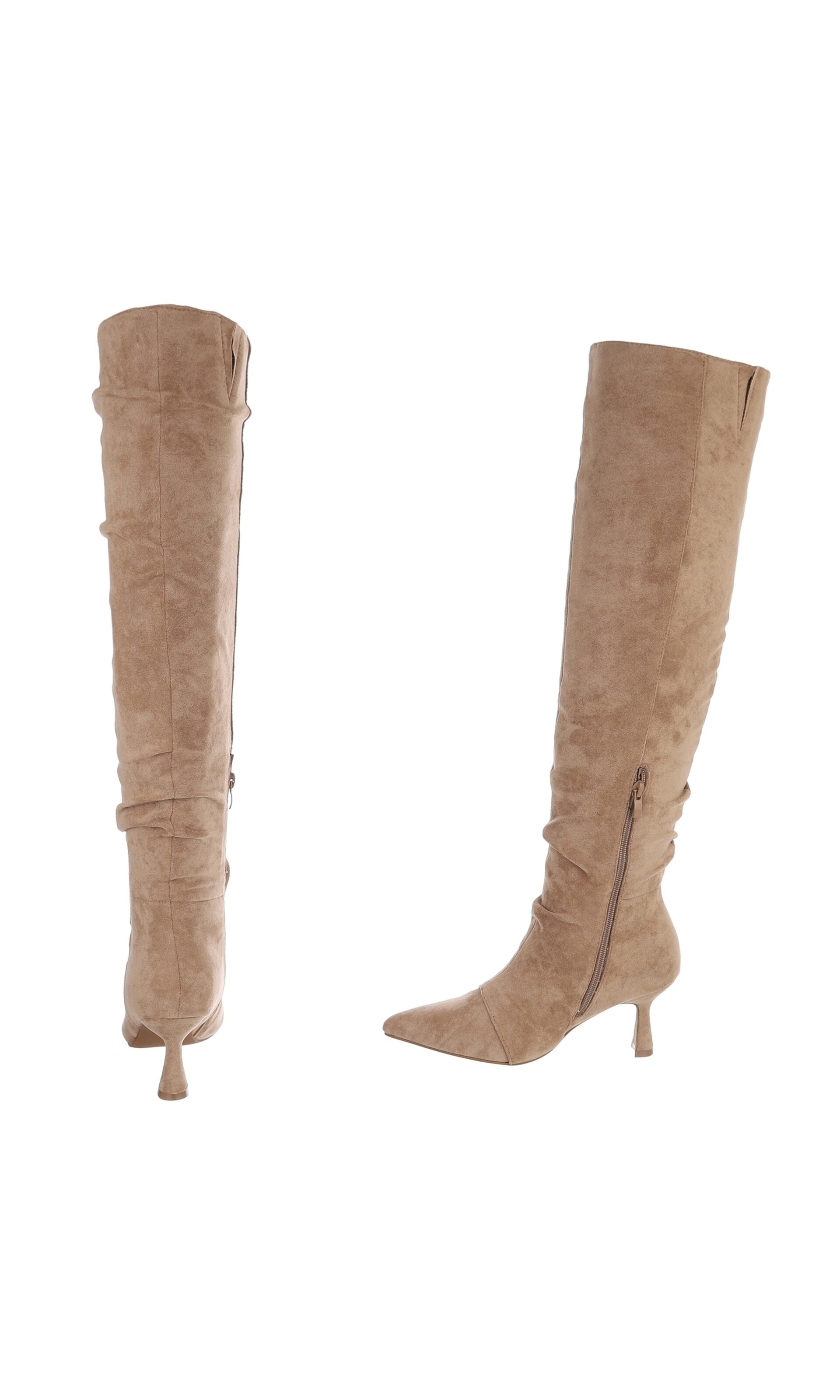 Ital-Design Overknees in Braun