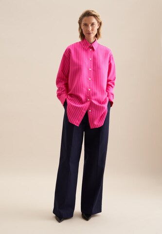 SEIDENSTICKER Blouse 'Schwarze Rose' in Roze