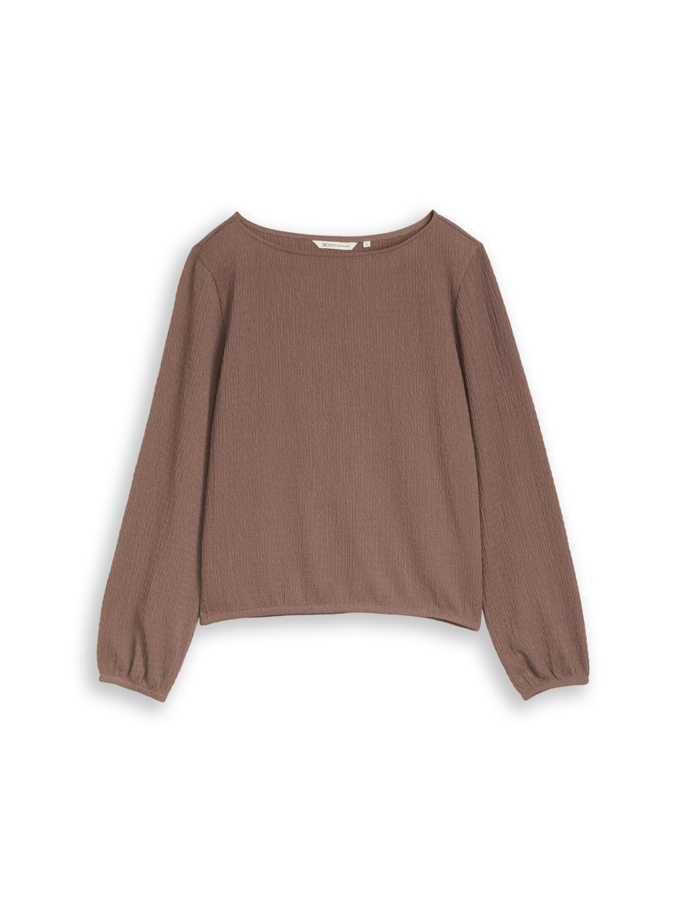 TOM TAILOR DENIM Shirt in de kleur Bruin, Productweergave