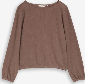 TOM TAILOR DENIM Shirt in Bruin: voorkant